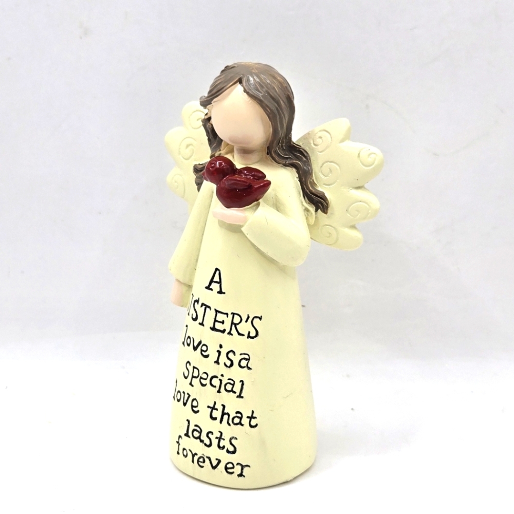 Sisters Love Is Special Angel 4" Figurine Blossom Bucket B. Lloyd 2015 Home Deco